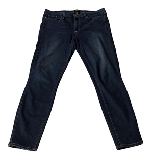 Paige Horton Ankle Skinny Jeans Dark Wash Blue Sz 32 | Classic Everyday Denim